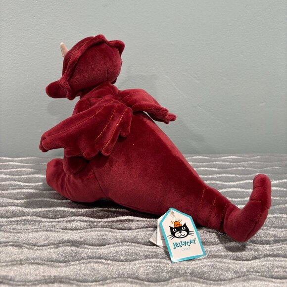RARE Jellycat Ruby Dragon BNWT - Picture 5 of 7